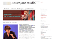 Desktop Screenshot of futurefoodstudio.at